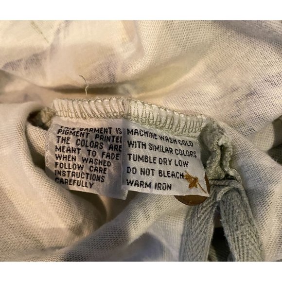 Vintage Tommy Bahama Polo Medium, Gray with Floral pattern and Yellow trim - Picture 5 of 5